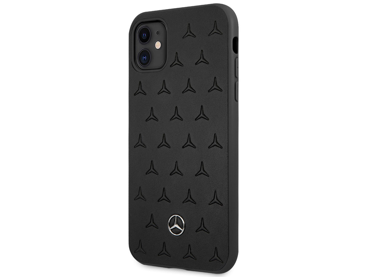 Mercedes-Benz Stars Leather Case - iPhone 11/XR hoesje