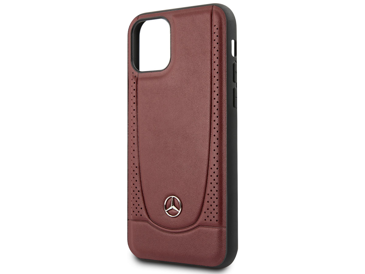 Mercedes-Benz Urban Leather Case Rood - iPhone 11/XR hoesje