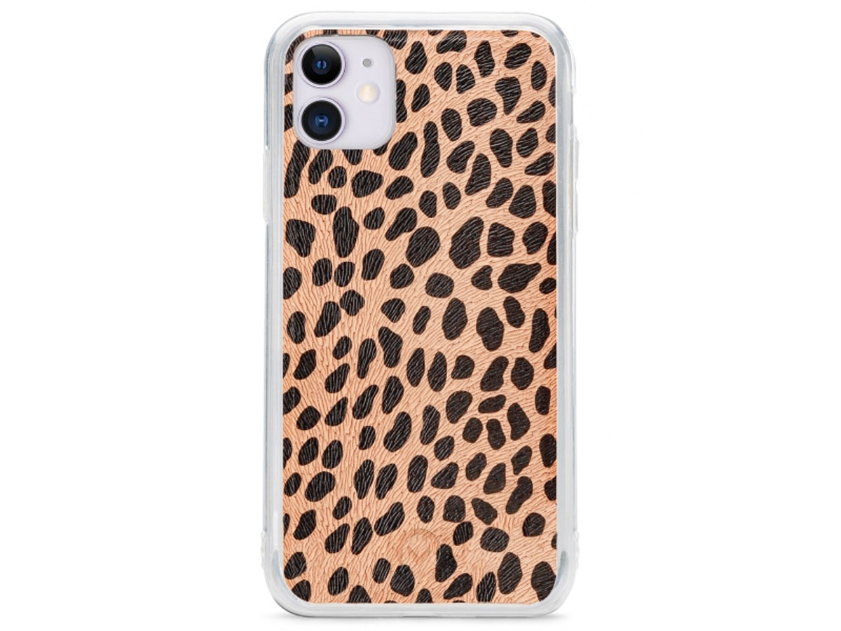 Mobilize 2in1 Magnet Zipper Case Green Leopard - iPhone 11/XR hoesje