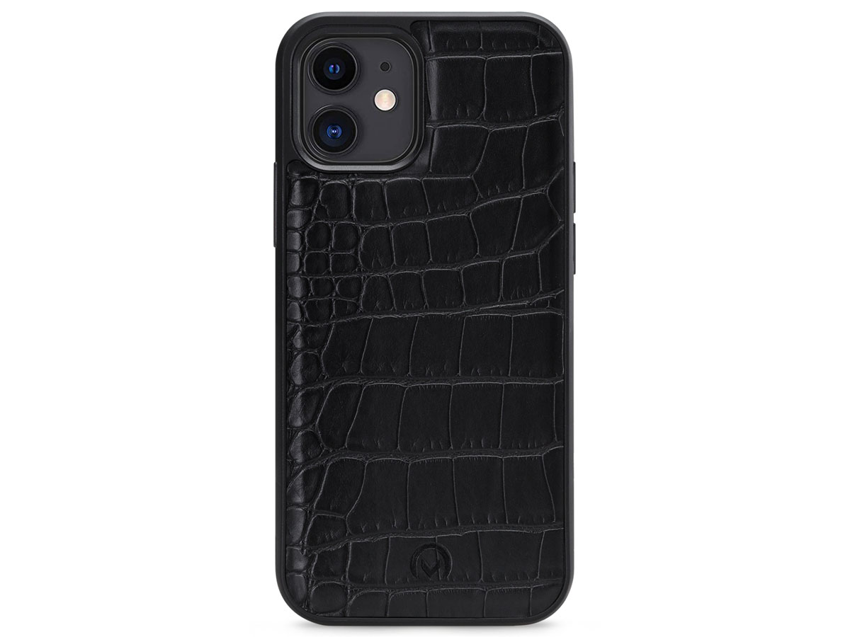 Mobilize Elegant Magnet Clutch Black Croco - iPhone 11 / XR hoesje