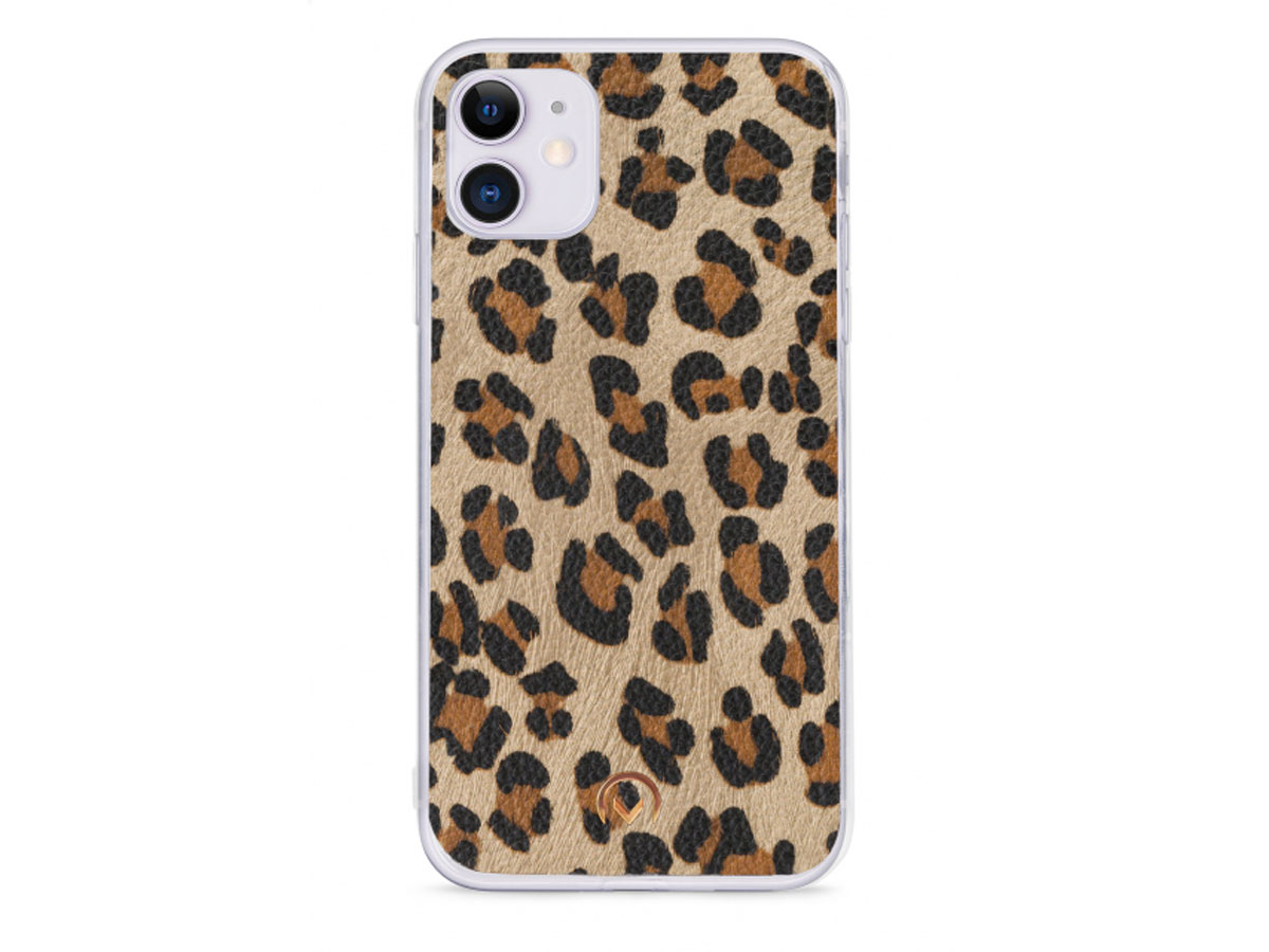 Mobilize Elegant Magnet Clutch Green Leopard - iPhone 11/XR hoesje