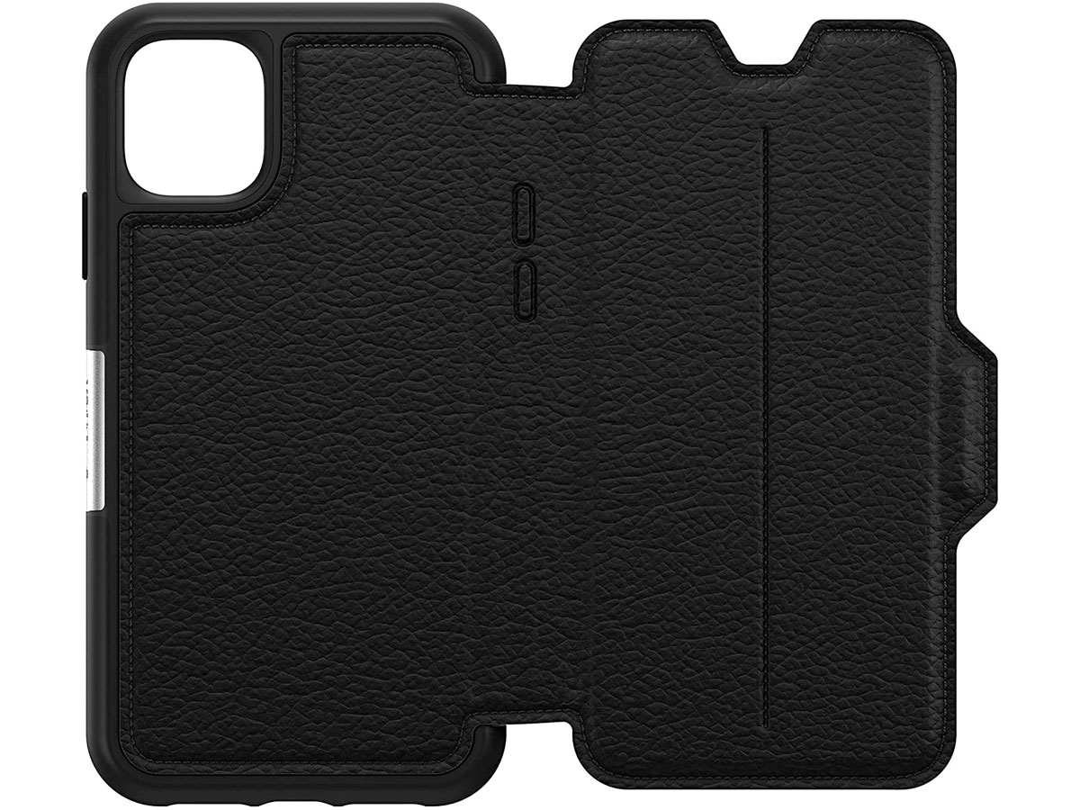 Otterbox Strada Leather Folio Zwart - iPhone 11/XR hoesje