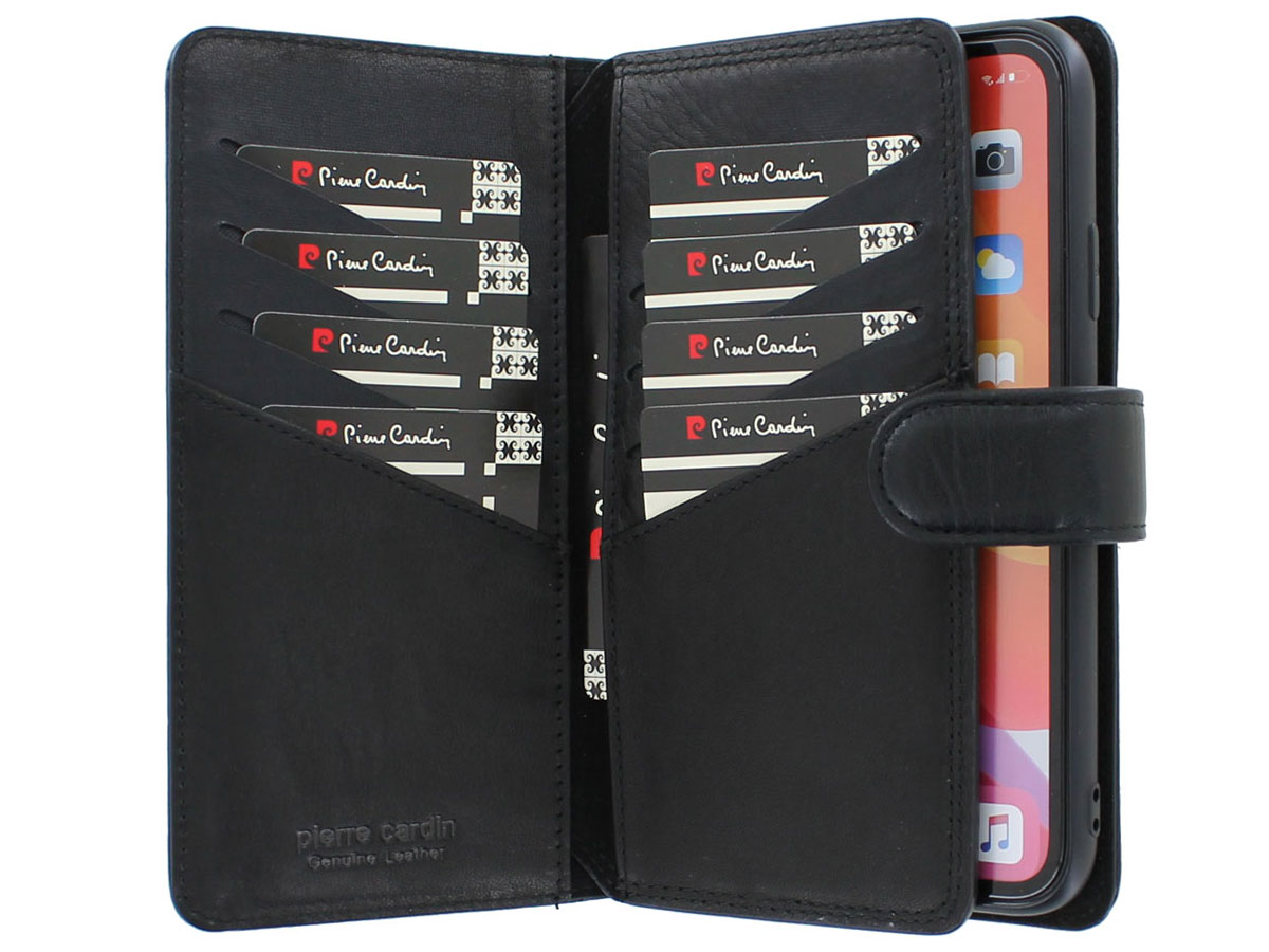 Pierre Cardin True Wallet Zwart Leer - iPhone 11 hoesje