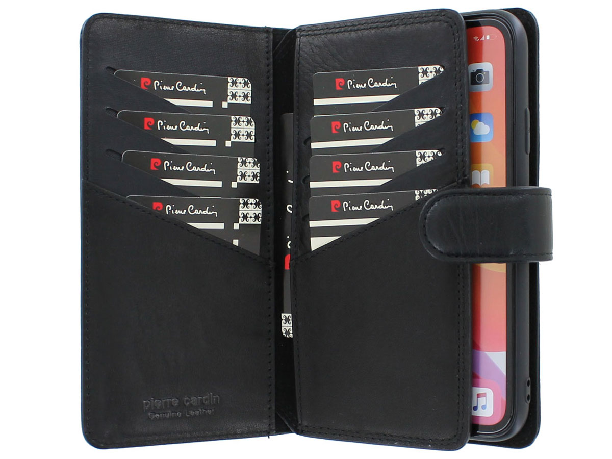 Pierre Cardin True Wallet Zwart Leer - iPhone XR hoesje