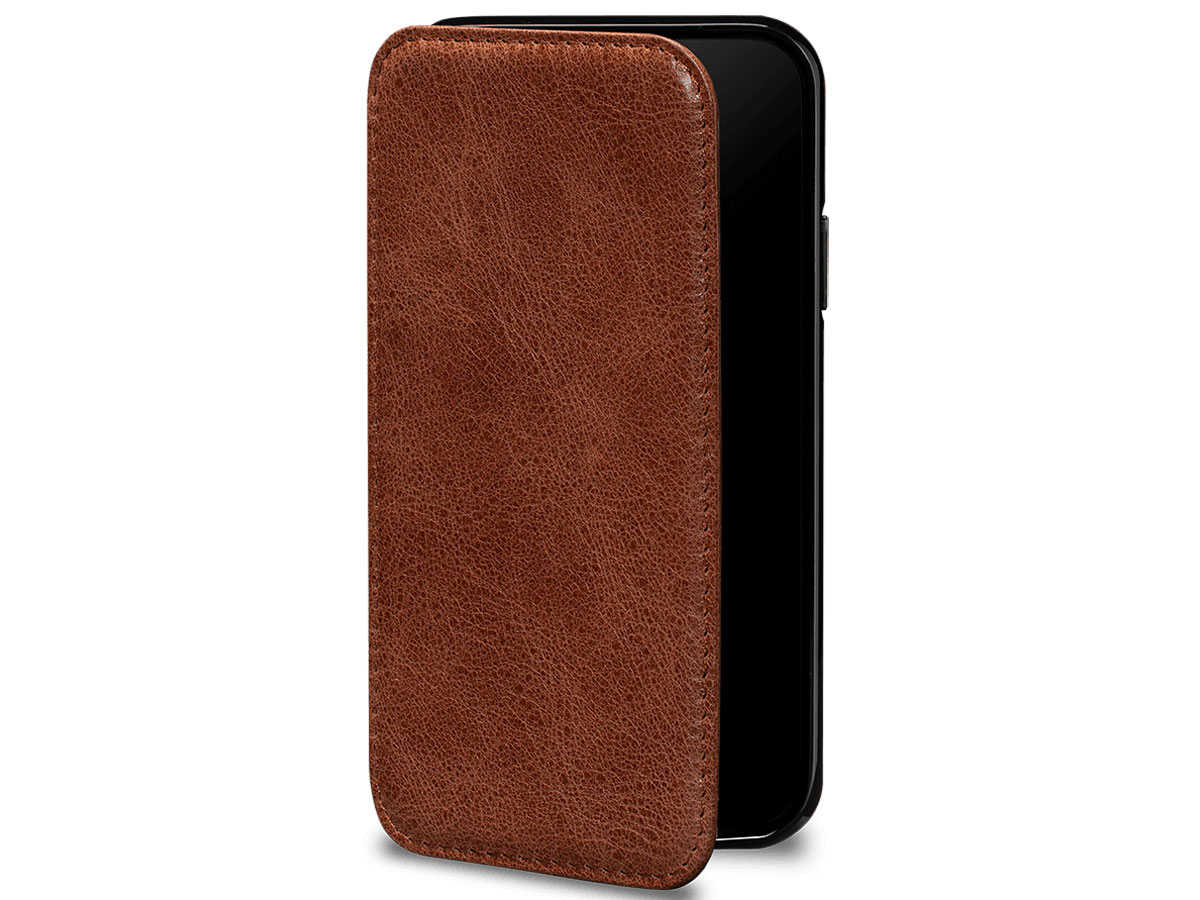 Sena Walletbook Cognac - iPhone 11 Hoesje Leer