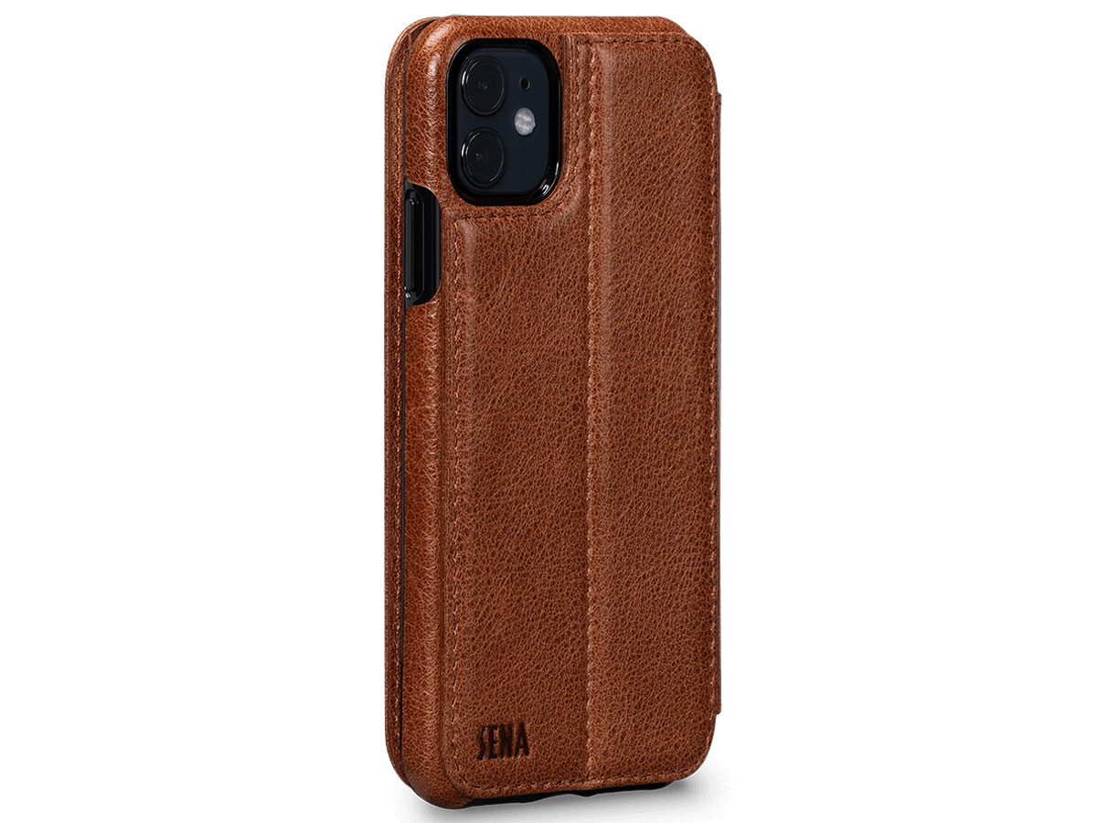 Sena Walletbook Cognac - iPhone 11 Hoesje Leer