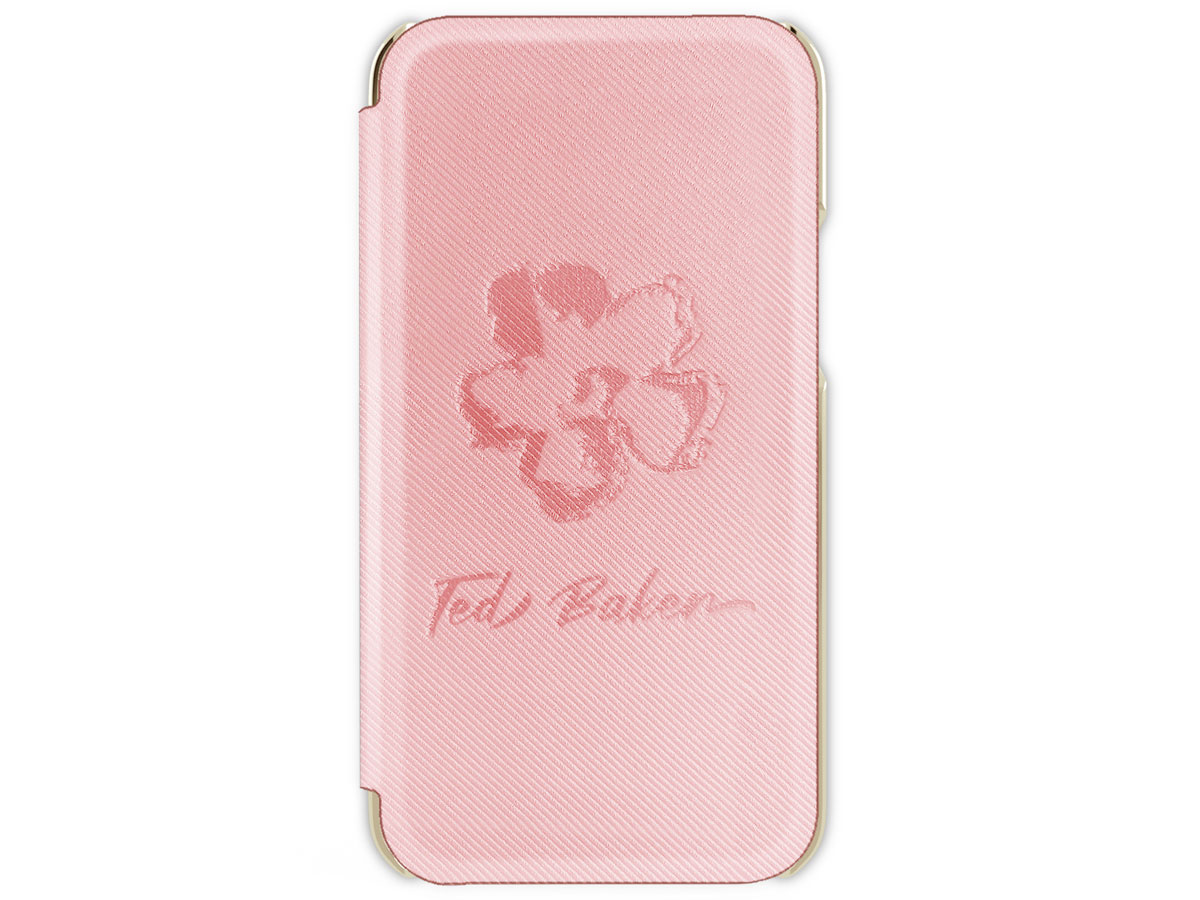 Ted Baker Magnolia Mirror Folio Case Roze - iPhone 11 / XR Hoesje