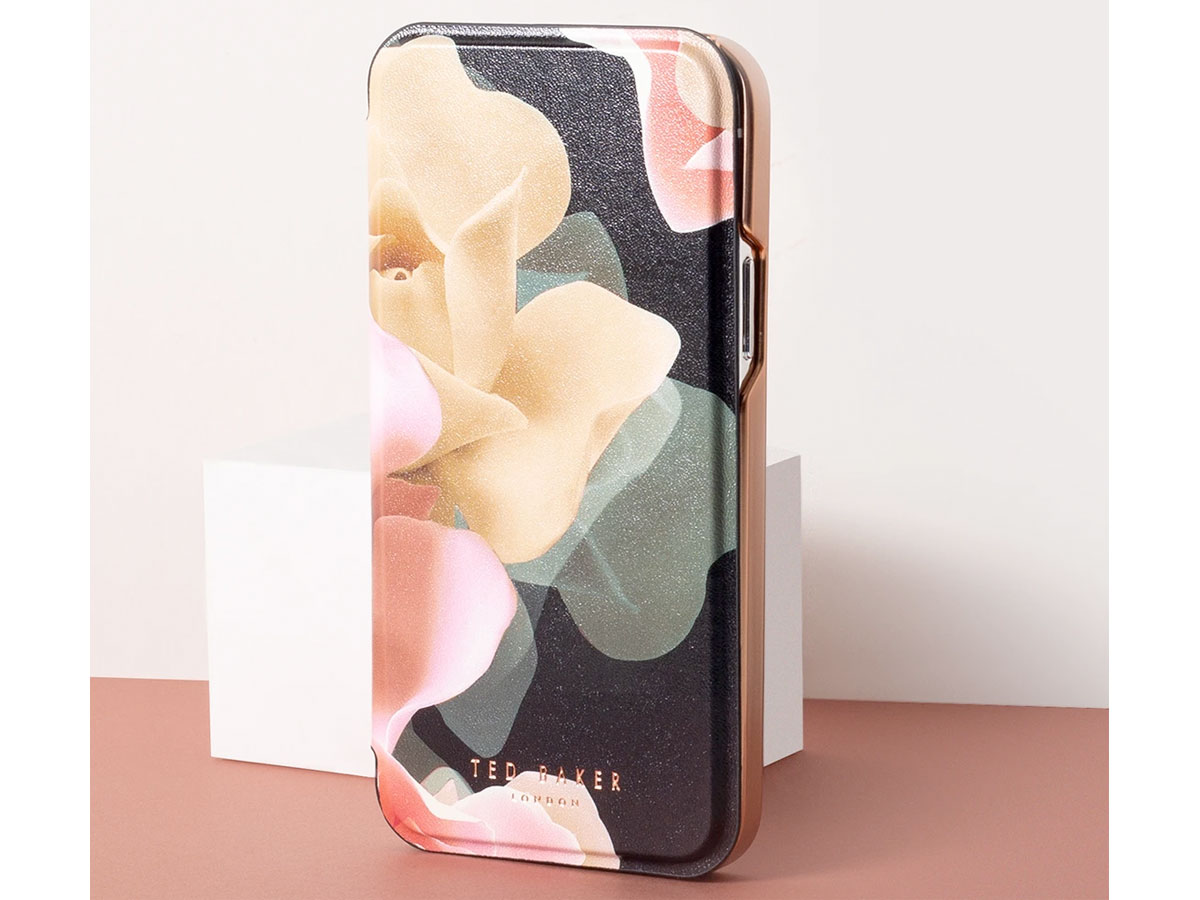 Ted Baker Porcelain Rose Mirror Folio Case - iPhone 11 hoesje