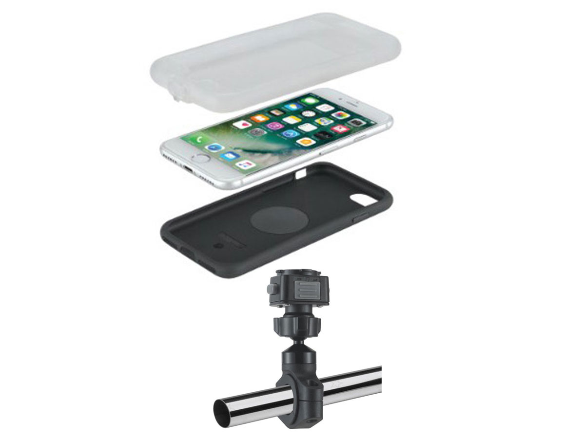 Tigra Fitclic MountCase Motorhouder voor iPhone 11 met Rain Guard