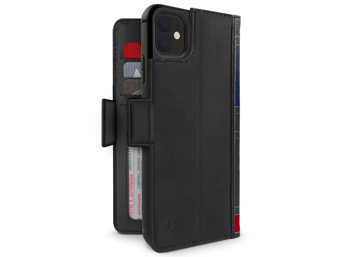 Twelve South BookBook Zwart - iPhone 11 hoesje Leer