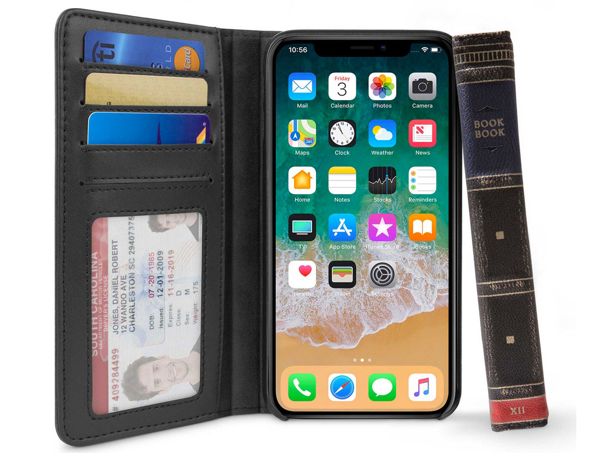 Twelve South BookBook Zwart - iPhone 11 hoesje Leer