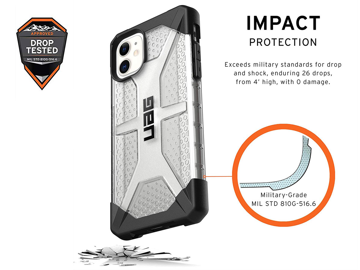Urban Armor Gear Plasma Ice Case - iPhone 11 hoesje