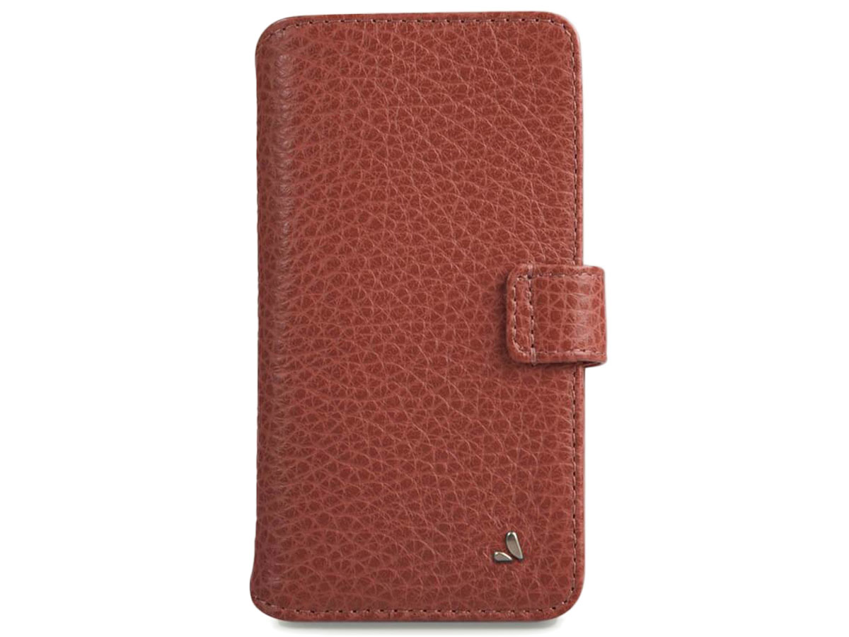 Vaja Wallet Agenda iPhone 11 hoesje Leer Cognac