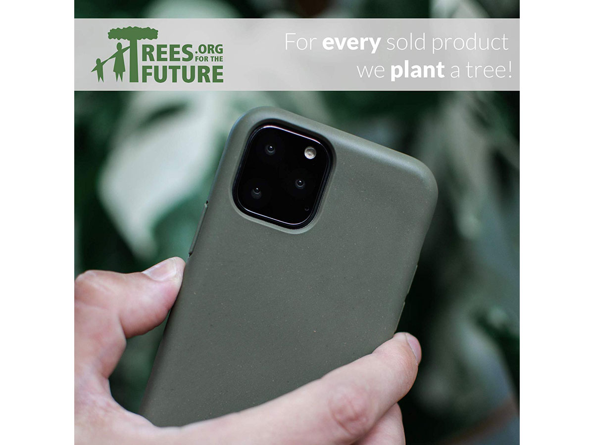 Woodcessories Bio Case Groen - Eco iPhone 11 hoesje