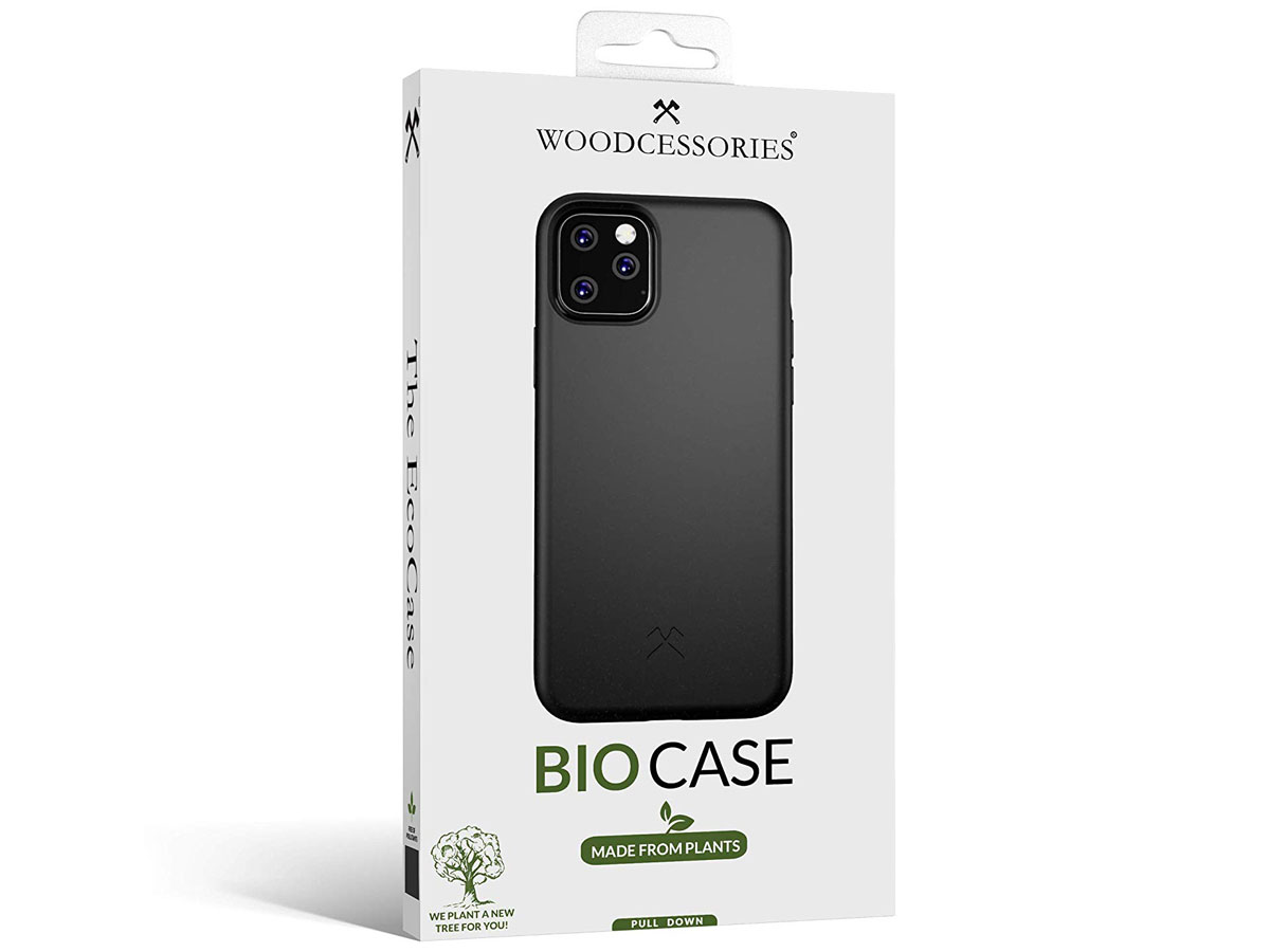Woodcessories Bio Case Zwart - Eco iPhone 11 hoesje