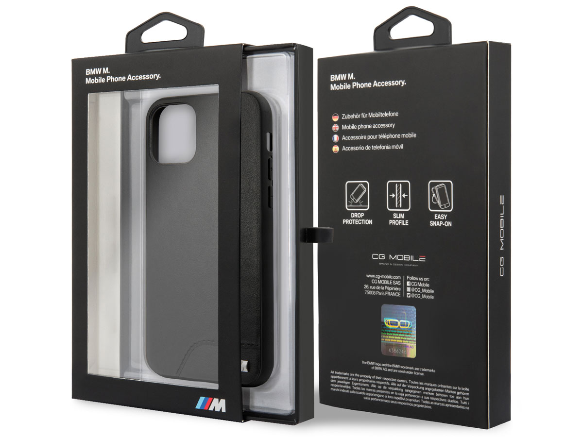 BMW M Hard Case Zwart - iPhone 11 Pro hoesje