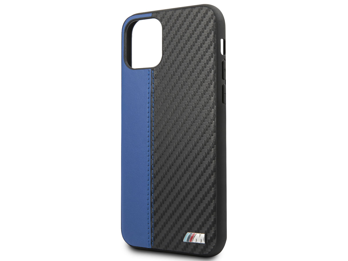 BMW M Sport Stitched Case Blauw - iPhone 11 Pro hoesje