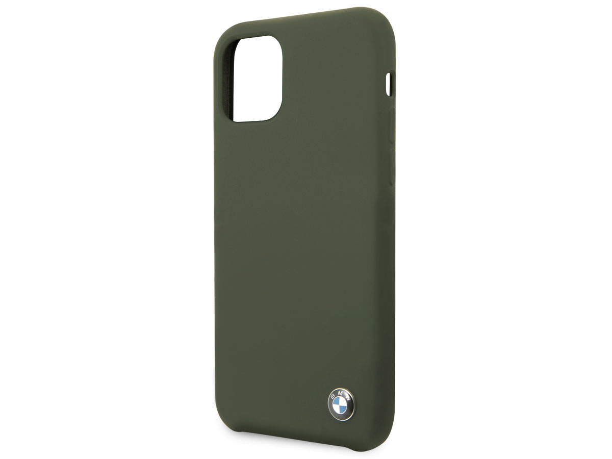 BMW Signature Silicone Case Groen - iPhone 11 Pro Hoesje