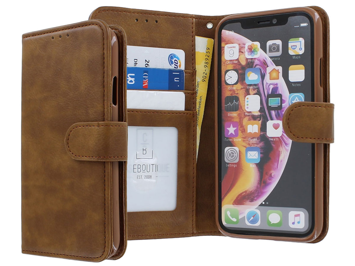 Classic Wallet BookCase Bruin - iPhone 11 Pro hoesje