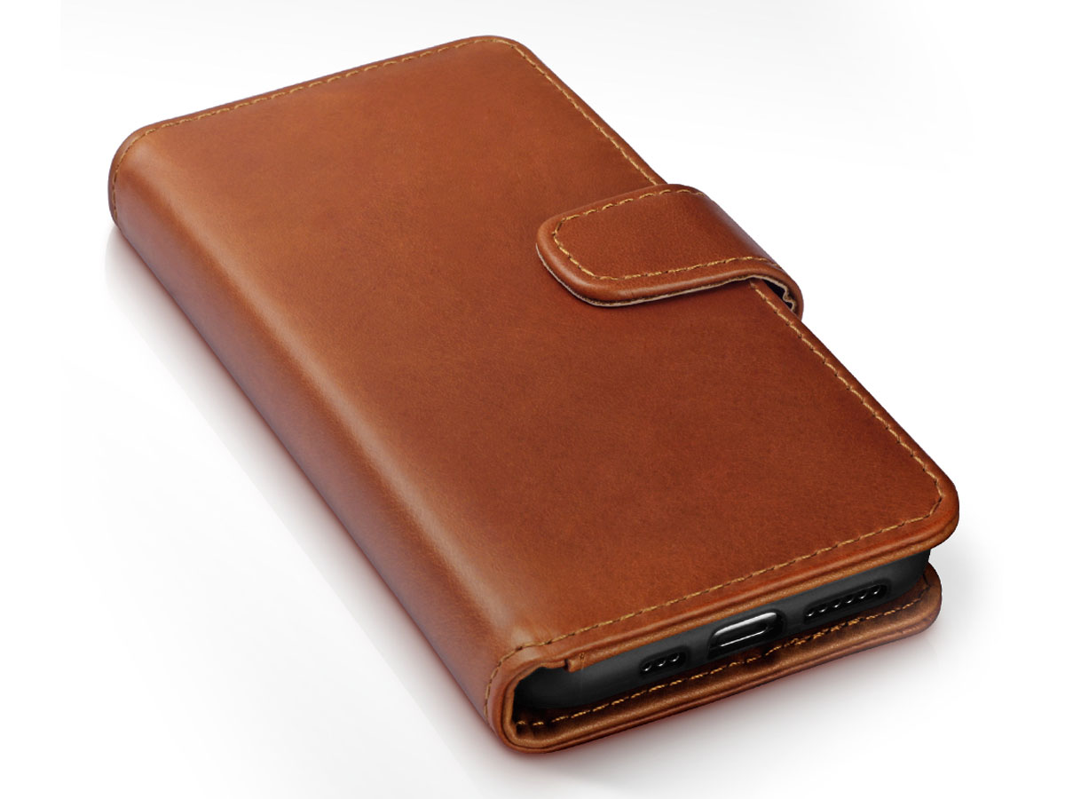 CaseBoutique Leather Wallet Cognac Leer - iPhone 11 Pro hoesje