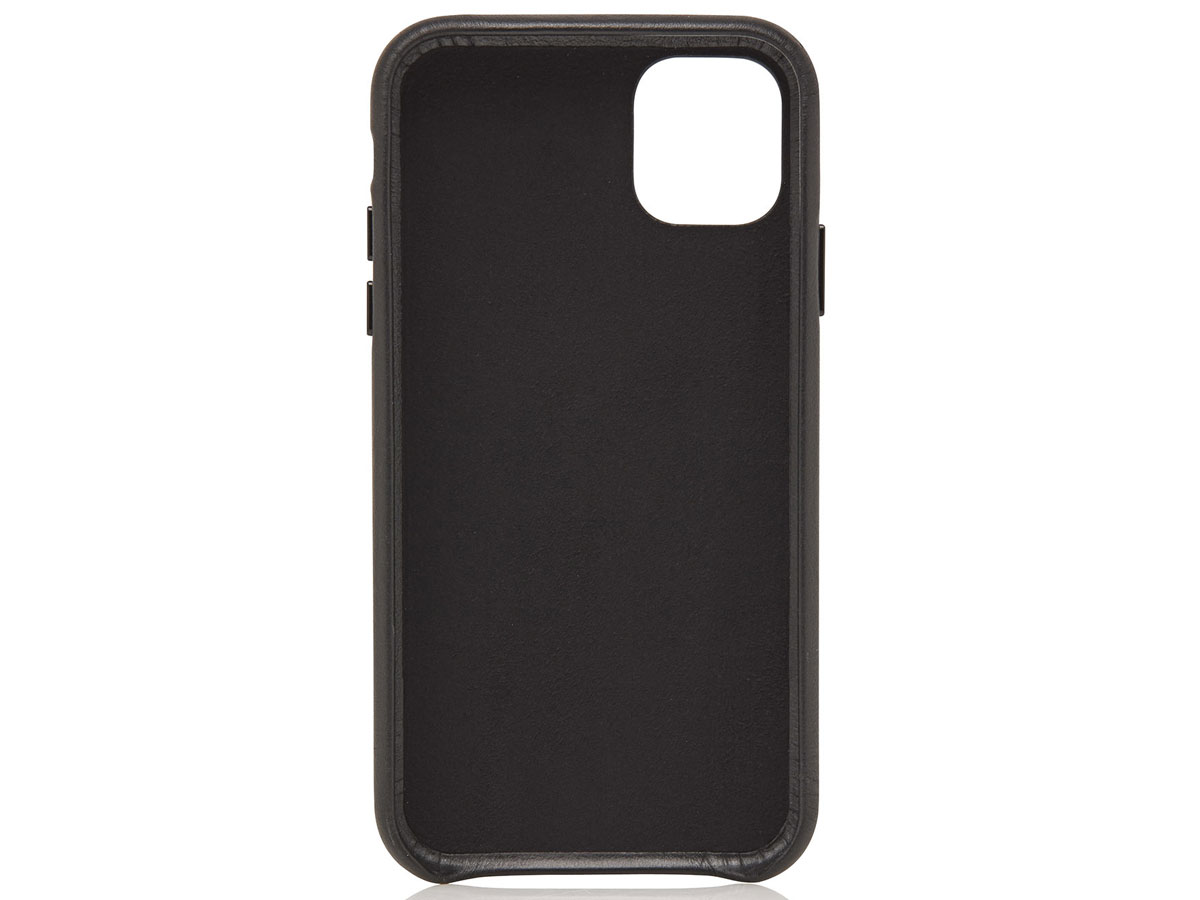 Castelijn & Beerens Back Case Zwart Leer - iPhone 11 Pro hoesje