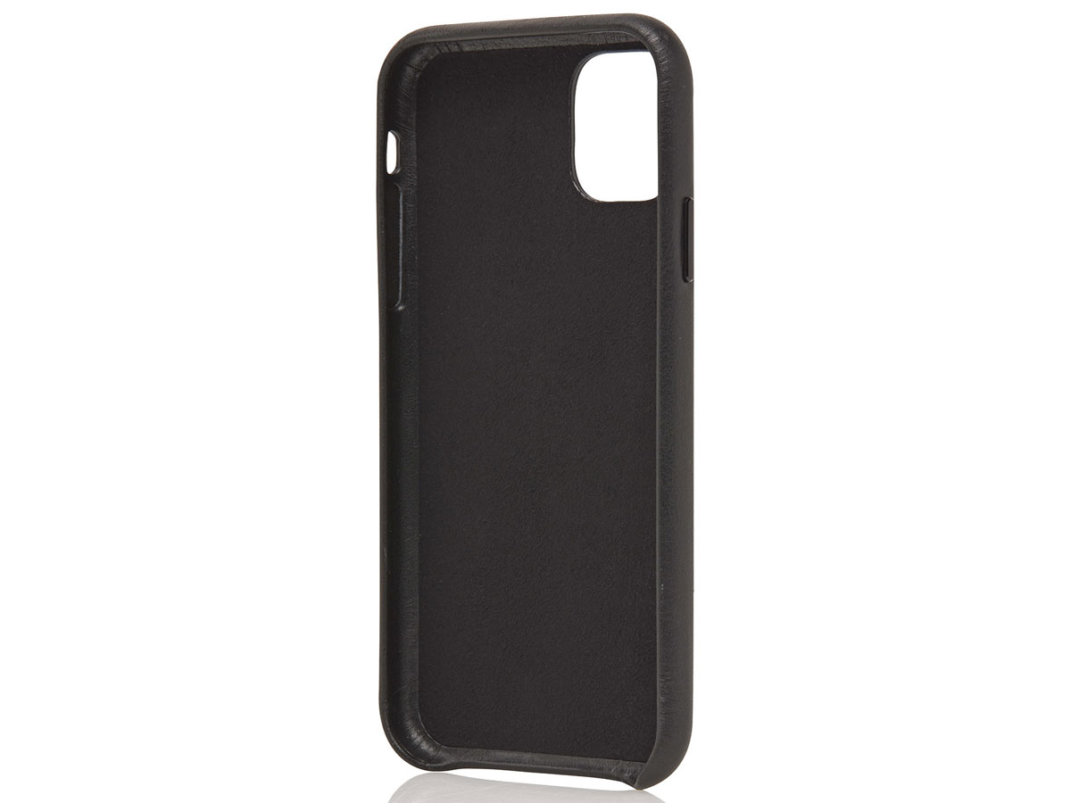 Castelijn & Beerens Back Case Zwart Leer - iPhone 11 Pro hoesje