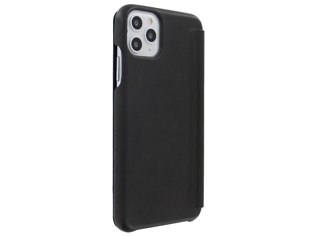 Graffi Oyster Folio Zwart Leer - iPhone 11 Pro hoesje