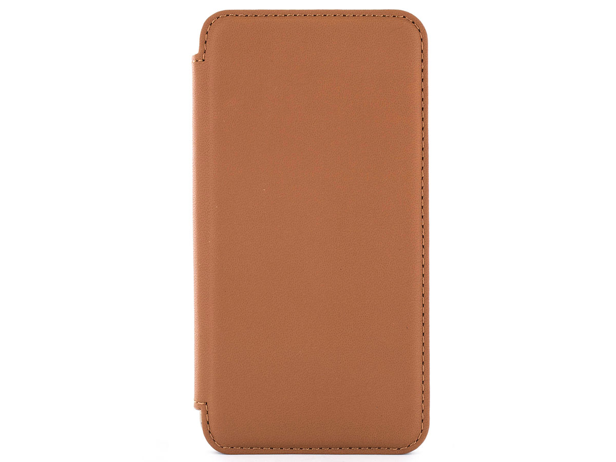 Greenwich Blake Folio Saddle/Gunmetal - iPhone 11 Pro Hoesje Leer