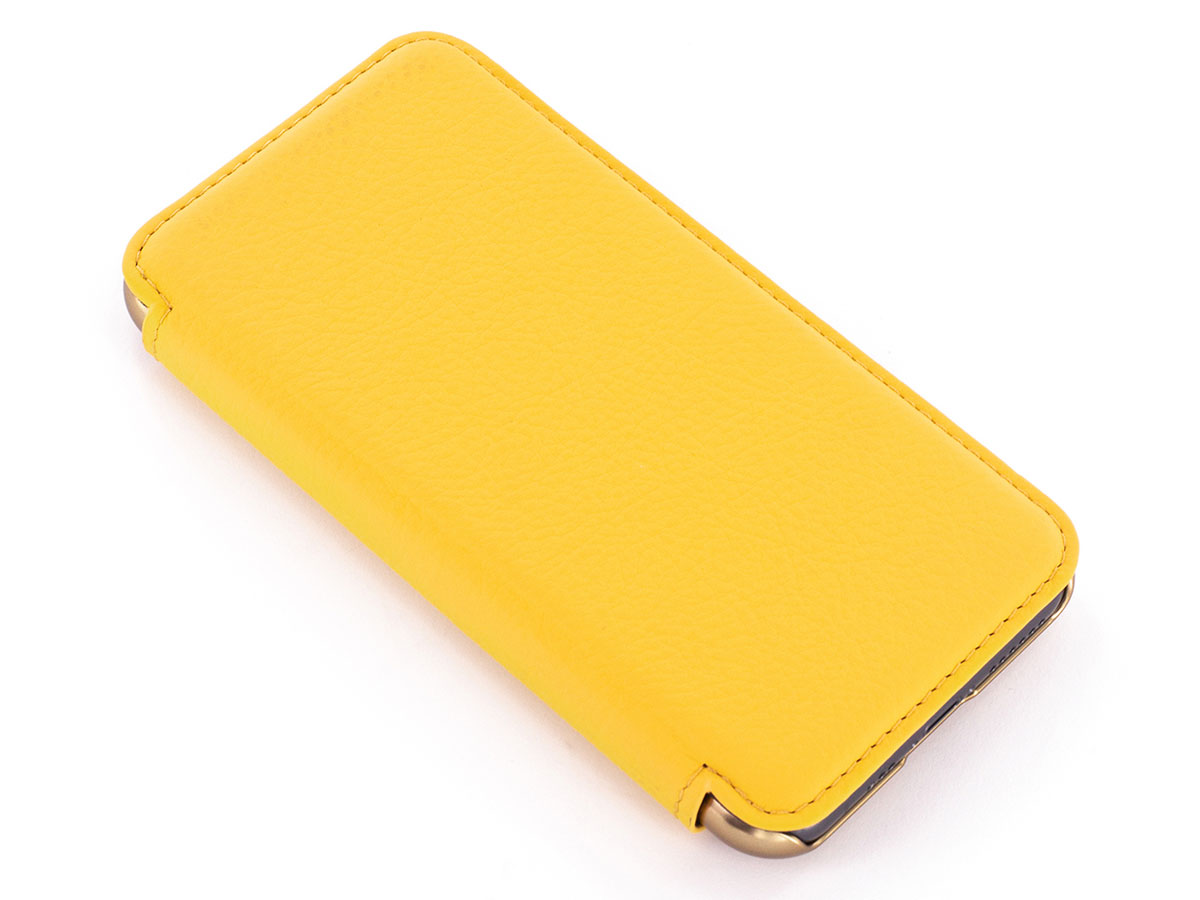 Greenwich Blake Folio Canary/Gold - iPhone 11 Pro Hoesje Leer