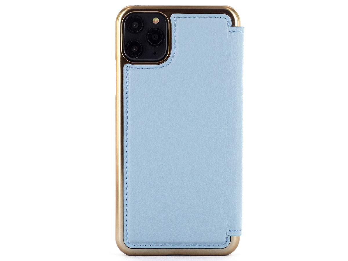 Greenwich Blake Folio Beach House/Gold - iPhone 11 Pro Hoesje Leer