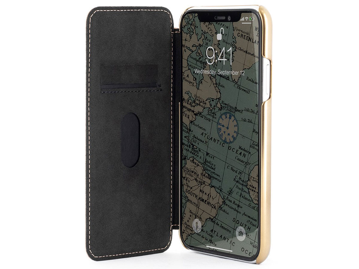 Greenwich Blake Folio Blossom/Gold - iPhone 11 Pro Hoesje Leer