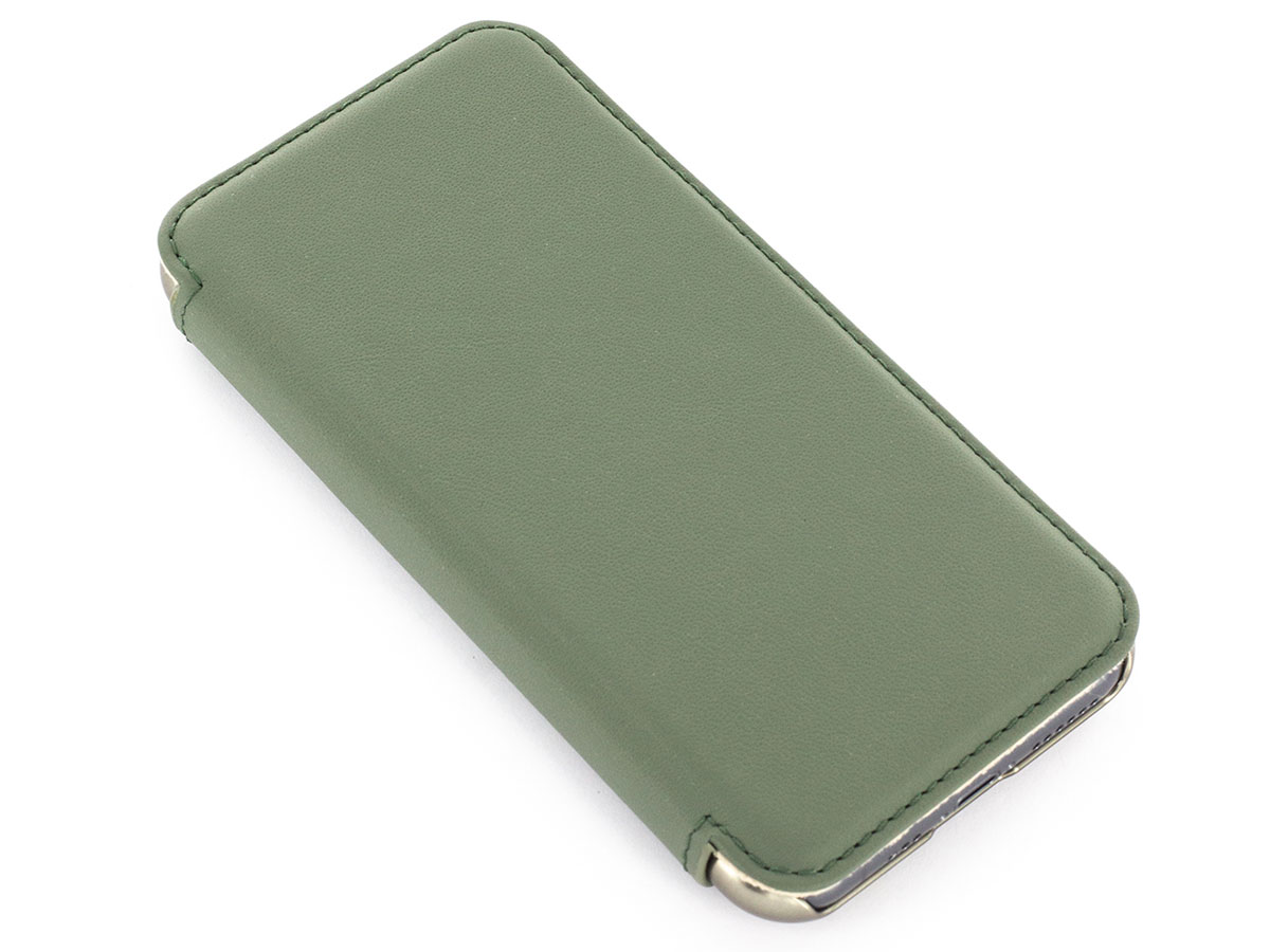 Greenwich Blake Folio Sage/Gunmetal - iPhone 11 Pro Hoesje Leer