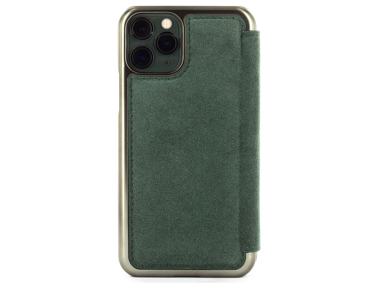 Greenwich Fisher Folio - Alcantara iPhone 11 Pro Max hoesje