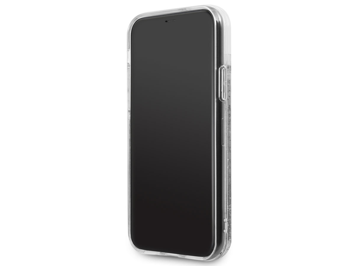 Guess Floating Logo Case Zilver - iPhone 11 Pro hoesje