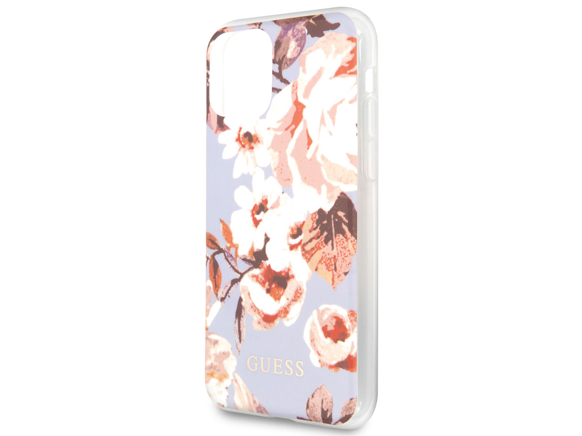 Guess Floral TPU Skin Case No. 2 - iPhone 11 Pro hoesje