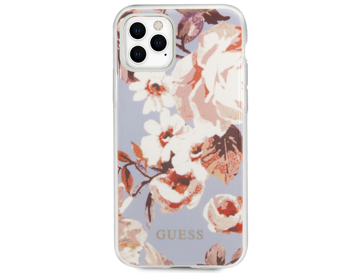 Guess Floral TPU Skin Case No. 2 - iPhone 11 Pro hoesje