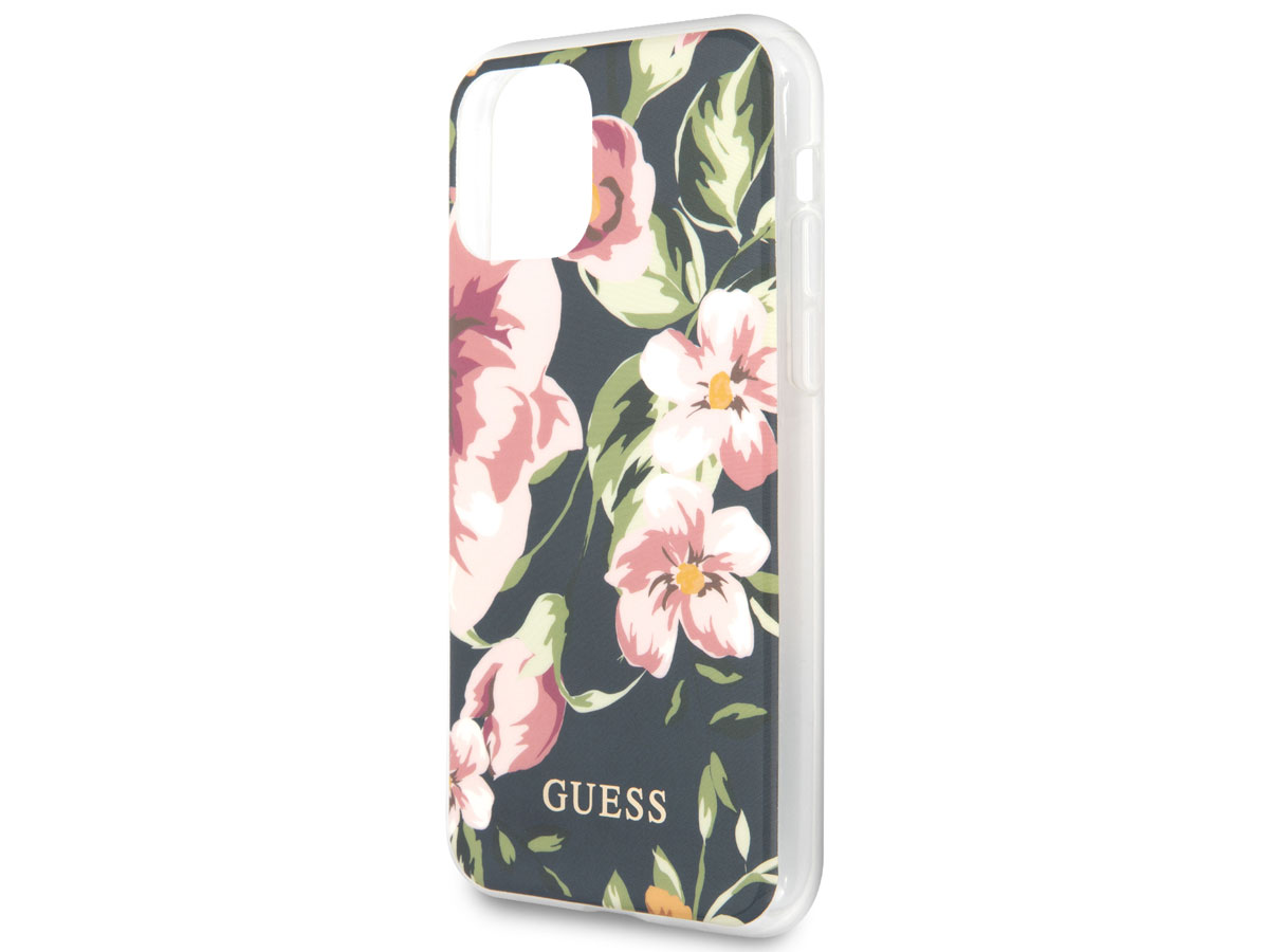 Guess Floral TPU Skin Case No. 3 - iPhone 11 Pro hoesje