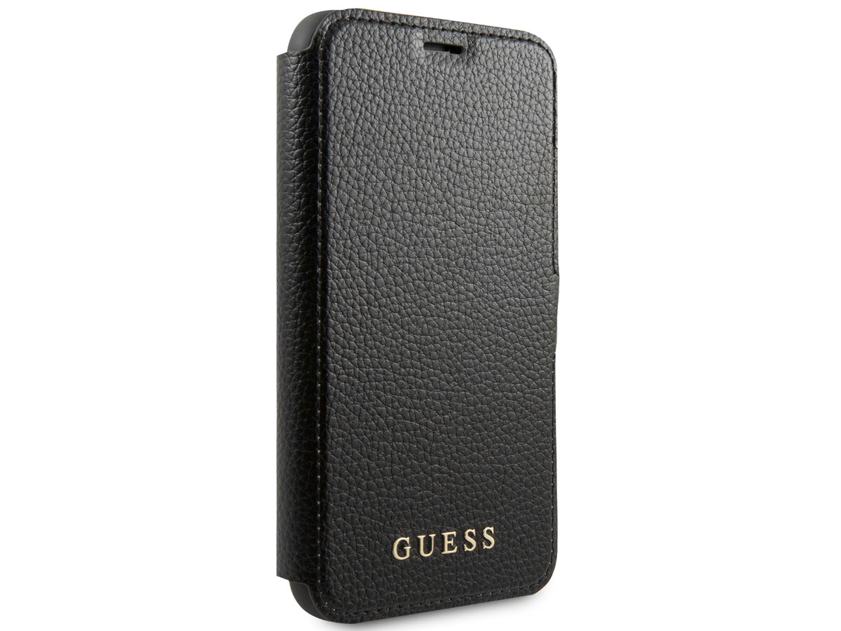 Guess Iridescent Bookcase Zwart - iPhone 11 Pro hoesje