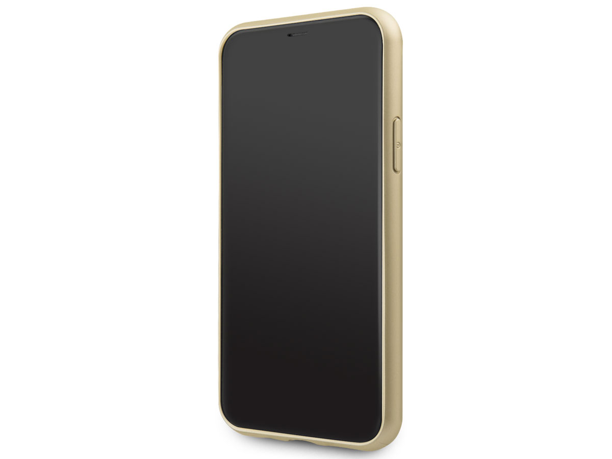 Guess Iridescent Hard Case Goud - iPhone 11 Pro hoesje