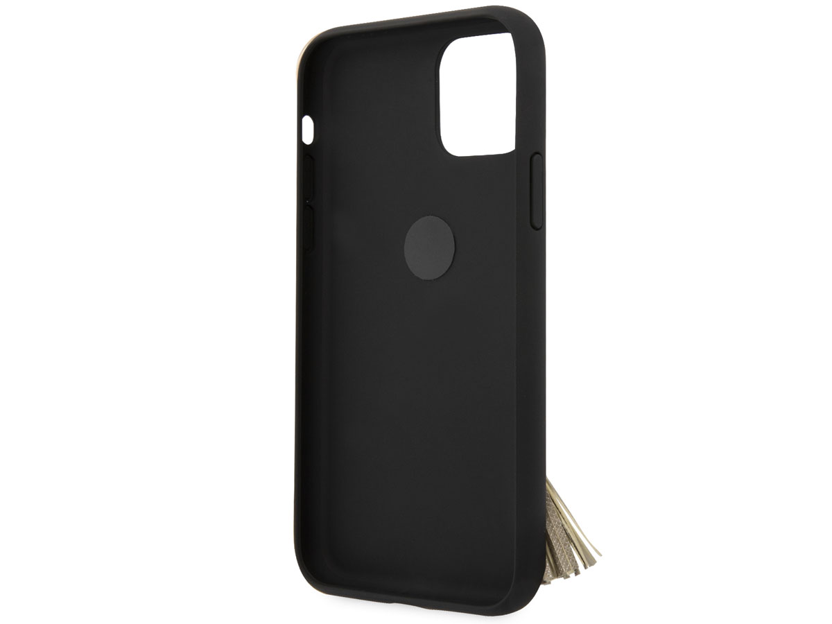 Guess Tassel iRing Case Zwart - iPhone 11 Pro hoesje