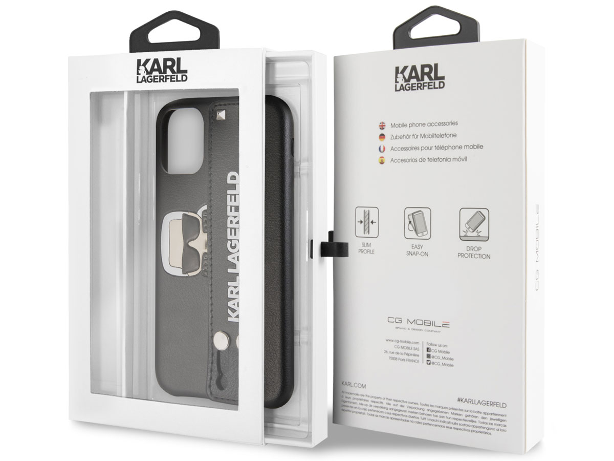 Karl Lagerfeld Strap Handgrip Case - iPhone 11 Pro hoesje