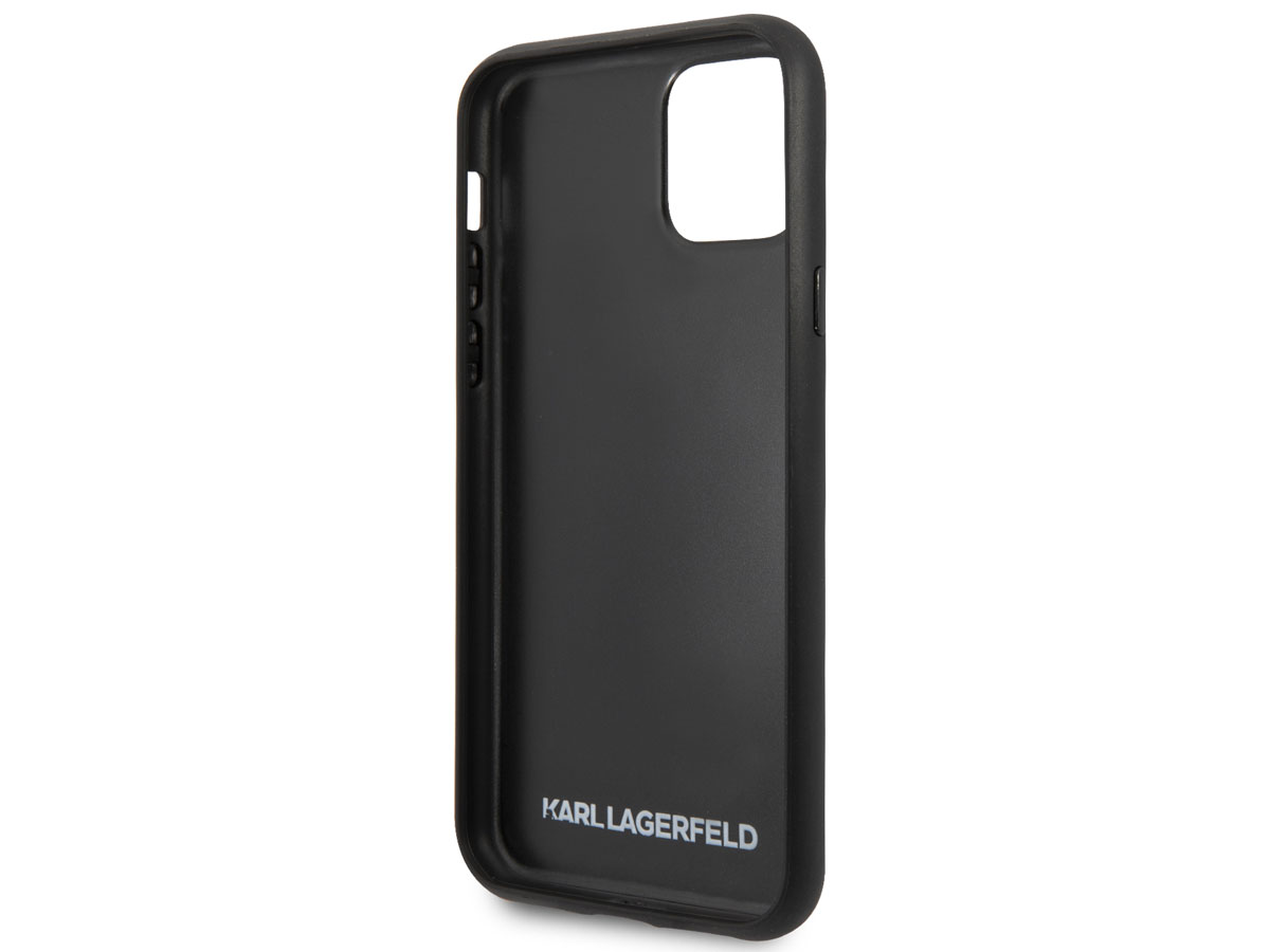 Karl Lagerfeld Initials Case Lizard - iPhone 11 Pro hoesje