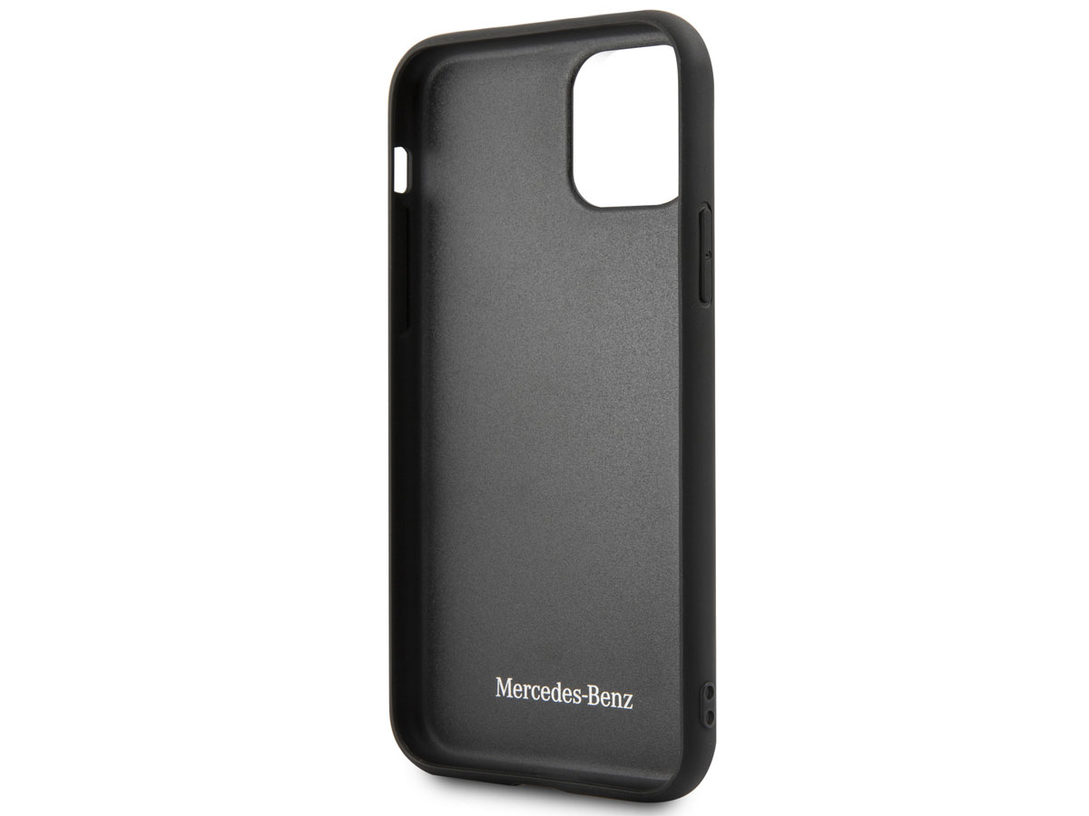 Mercedes-Benz Leather Case Bruin - iPhone 11 Pro hoesje