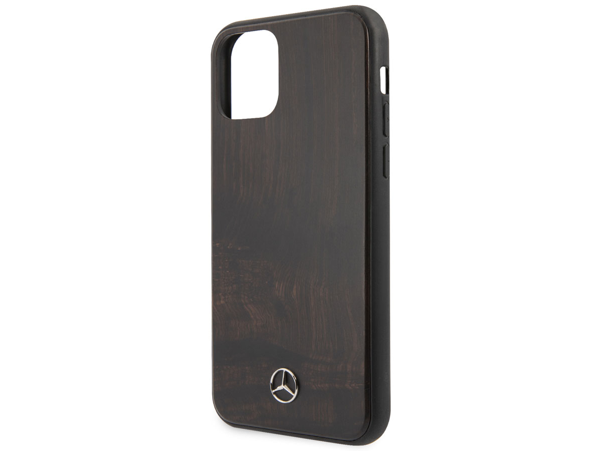 Mercedes-Benz Rosewood Case - Houten iPhone 11 Pro hoesje