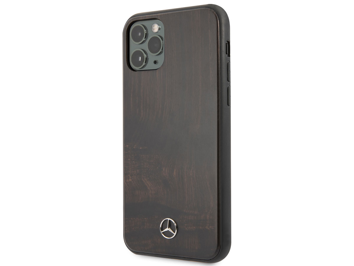 Mercedes-Benz Rosewood Case - Houten iPhone 11 Pro hoesje