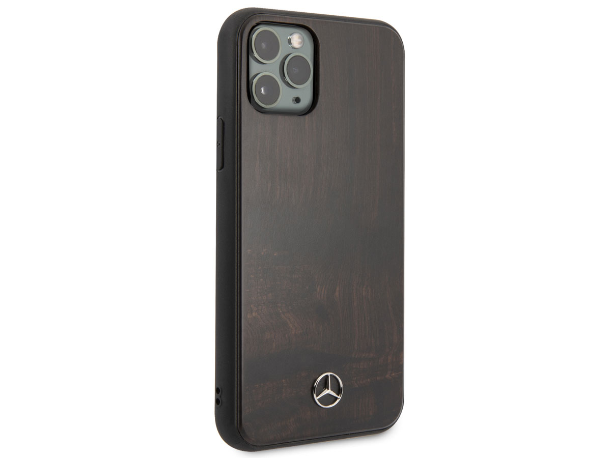 Mercedes-Benz Rosewood Case - Houten iPhone 11 Pro hoesje