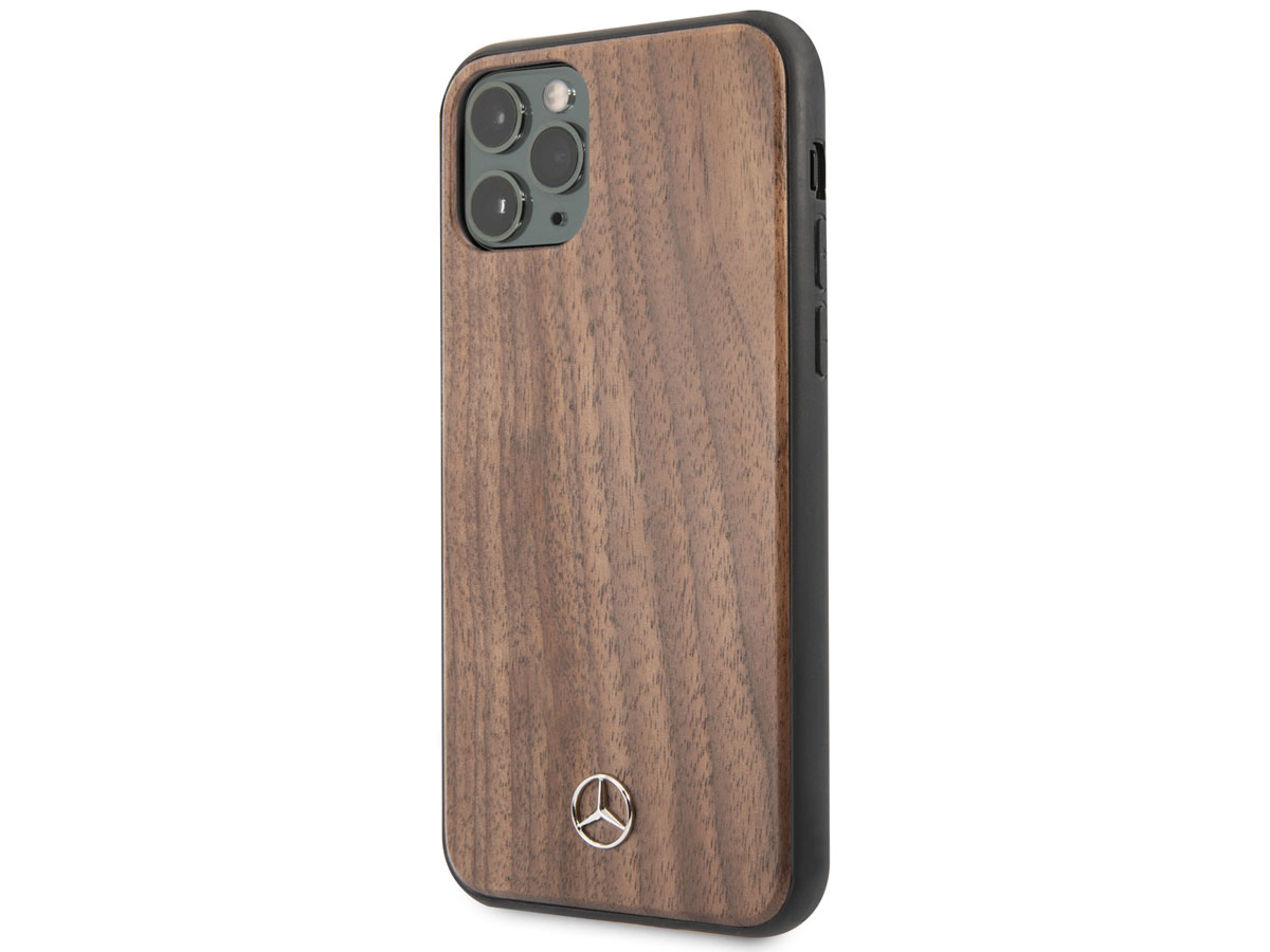 Mercedes-Benz Walnut Case - Houten iPhone 11 Pro hoesje