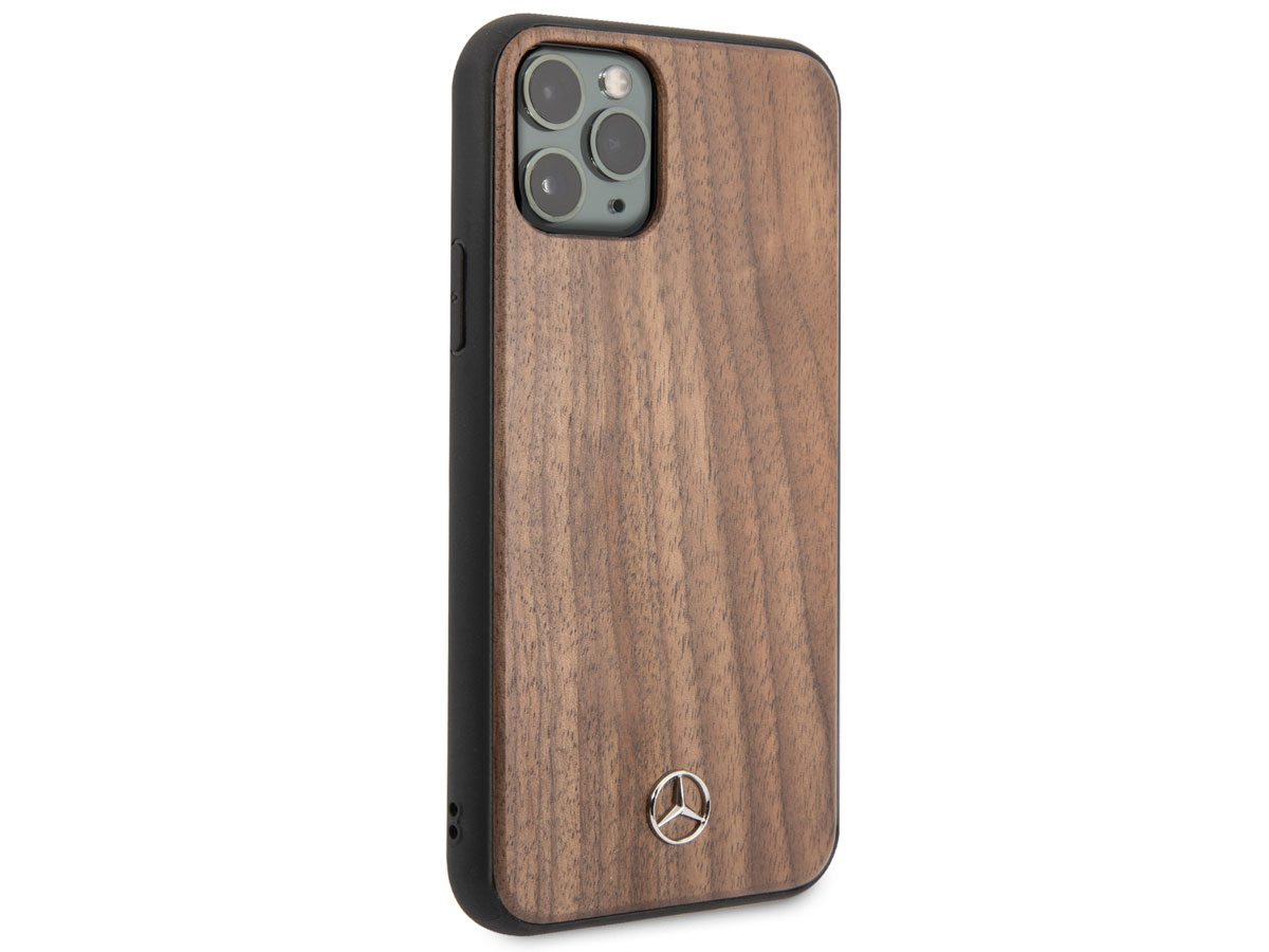 Mercedes-Benz Walnut Case - Houten iPhone 11 Pro hoesje