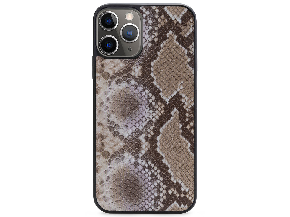 Mobilize Elegant Magnet Clutch Beige Snake - iPhone 11 Pro hoesje