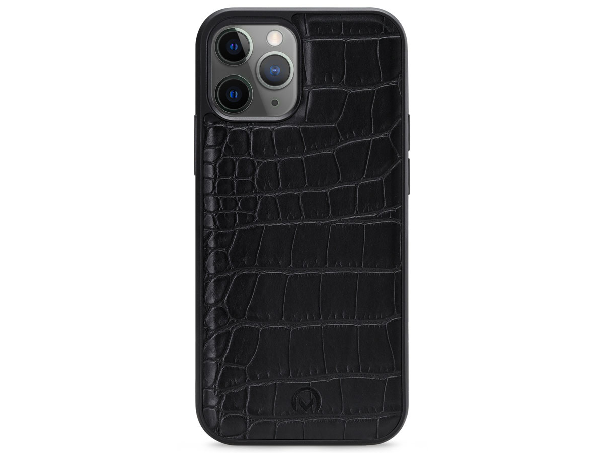 Mobilize Elegant Magnet Clutch Black Croco - iPhone 11 Pro hoesje